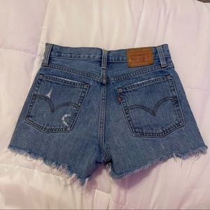Levis denim shorts